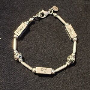 Silver Inspirational Bracelet